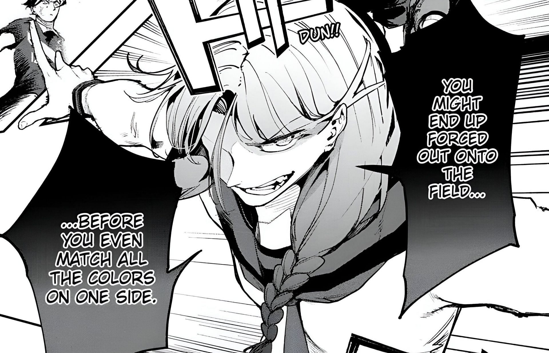 Shizuki Yukizuki as seen in Embers manga (Image via Shueisha)